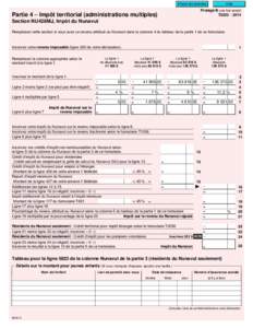 Effacer les données  Aide Protégé B une fois rempli T2203 – 2014