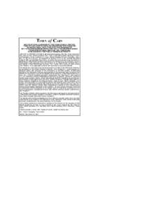 NOTICE OF PUBLIC HEARING BY THE TOWN COUNCIL FOR THE TOWN OF CARY, NORTH CAROLINA REGARDING THE FINANCING OF EDUCATIONAL FACILITIES WITH THE PROCEEDS OF NOT TO EXCEED $25,000,000 EDUCATION FACILITIES REVENUE BONDS (TRIAD