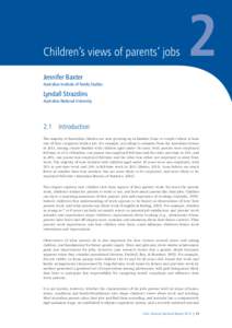 Mothers’ reports of negative spillover from work to family, by girls’ and boys’ views of mothers’ jobs