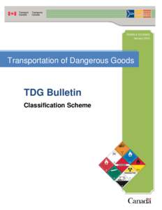 Dangerous goods / TDG / UN number / International Maritime Dangerous Goods Code / Delivery order / UN Recommendations on the Transport of Dangerous Goods / Safety / Prevention / Security