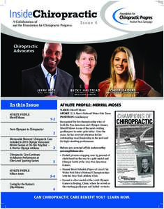 InsideChiropractic A Collaboration of and the Foundation for Chiropractic Progress. Positive Press Campaign