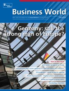 Business World News, views and analysis from the Russell Bedford accounting network SpringGermany: still the