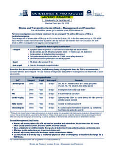 Identification, Evaluation and Management of Patients with Chronic Kidney Disease