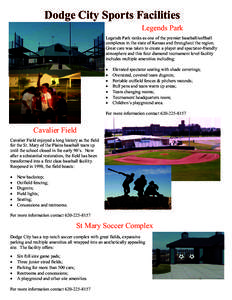 Sports Facilities Guide 4 pg