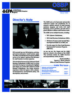 OSBP Newsletter September