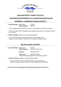 Microsoft Word - Millewa Tariff Sheet[removed]doc