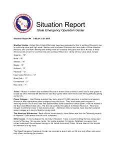 Situation Report State Emergency Operation Center Situation Report #4 3:00 pm[removed]