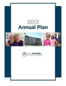 2013 Annual Plan OHIO HOUSING FINANCE AGENCY