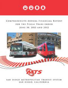 San Diego Metropolitan Transit System San Diego, California  Comprehensive Annual Financial Report