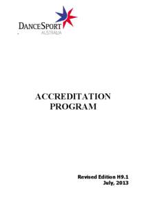 +  ACCREDITATION PROGRAM  Revised Edition H9.1