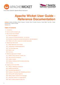 Software / Software architecture / Object-oriented programming / Java programming language / Apache Wicket / Model–view–controller / Apache Struts / Vaadin / Plain Old Java Object / Computing / Web application frameworks / Java enterprise platform