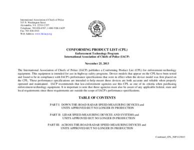International Association of Chiefs of Police 515 N. Washington Street Alexandria, VA[removed]Telephone: [removed]; 1-800-THE-IACP Fax: [removed]Web Address: www.theiacp.org