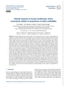 Irrigation / Cognition / Measurement / Uncertainty / Human security / Water resources / Science / Water / Statistics / Probability interpretations