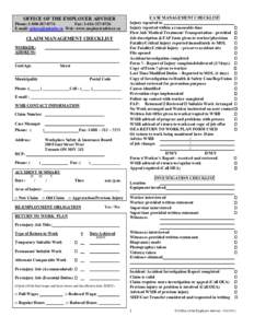 Microsoft Word - Claims Management Checklist - File- September 2011.doc