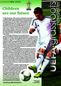 UEFA  NO 13 maY 2012 Children are our future