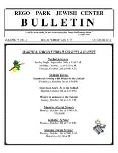 Rego Park Jewish Center BULLETIN (6)