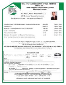 United States / Construction / National Association of Home Builders / Asdal