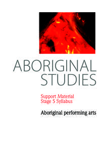 Aboriginal performing arts – Stage 5 Support Material