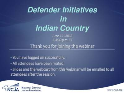 Sovereignty / Tribal sovereignty in the United States / Public defender / Indian Civil Rights Act / Judicial disqualification / Law / Criminal procedure / Legal procedure