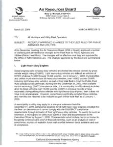 Emission standard / Sustainable transport / Fleet vehicle / Atmosphere / Pollution / California Statewide Truck and Bus Rule / Regulation of greenhouse gases under the Clean Air Act / Transport / Air dispersion modeling / Air pollution