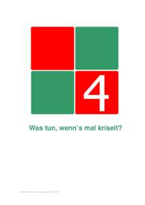 Was tun, wenn’s mal kriselt?  © Schuldnerfachberatungszentrum Mainz 2011 V4 – Was tun, wenn’s mal kriselt?