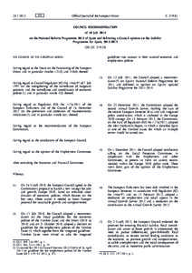 Council Recommendation of 10 July 2012 on the National Reform Programme 2012 of Spain and delivering a Council opinion on the Stability Programme for Spain, [removed]