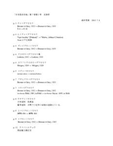 「日本昆虫目録」第 7 巻第 1 号  正誤表 最終更新 p. 3 チャマダラセセリ