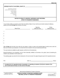 To keep other people from seeing what you entered on your form, please pressCOURT the Clear This Form button at the end of the form when finished. COUNTY OF ......................................................