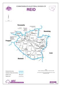 COMMONWEALTH ELECTORAL DIVISION OF NSW REID N