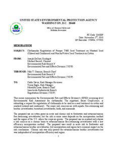 UNITED STATES ENVIRONMENTAL PROTECTION AGENCY WASHINGTON, D.COffice of Chemical Safety and Pollution Prevention  PC Code: 044309