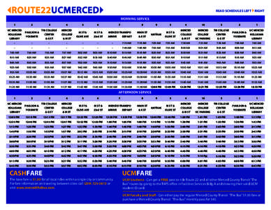 Route 22 brochure - inside[removed]