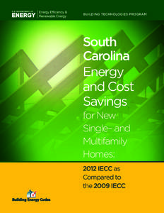 BUILDING TECHNOLOGIES PROGRAM  South Carolina Energy and Cost