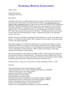 Microsoft Word - Fed-Postal Letter Support AKAKA FECA Amendment