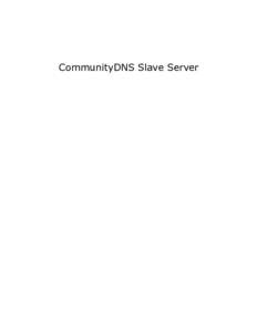 Microsoft Word - Slave Server Spec.doc