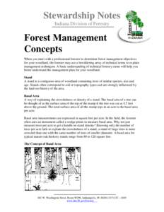 Forest Management Concepts