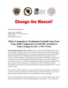 Isaacson / Native Americans in the United States / Americas / United States / Oneida / Mascot / Roger Goodell