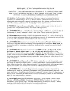 Petroleum / Volatile organic compound / Inverness / Proppants and fracking fluids / Benzene / Frack / Hydraulic fracturing in the United States / Fracturing Responsibility and Awareness of Chemicals Act / Pollution / Hydraulic fracturing / Chemistry