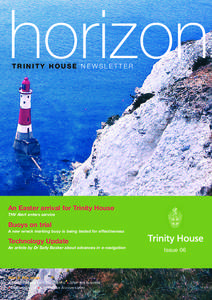 horizon TRINITY HOUSE NEWSLETTER