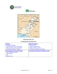 Pakistan  ISO Country Code - PK