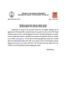 Andhra Pradesh / States and territories of India / Acharya Nagarjuna University / Nagarjuna / Bachelor of Pharmacy / Guntur / Buddhism / Association of Commonwealth Universities