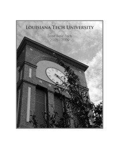 Louisiana Tech University Some Basic Facts[removed]