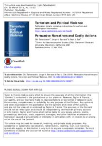 This article was downloaded by: [giti Zahedzadeh] On: 19 March 2015, At: 12:03 Publisher: Routledge Informa Ltd Registered in England and Wales Registered Number: Registered office: Mortimer House, 37-41 Mortimer