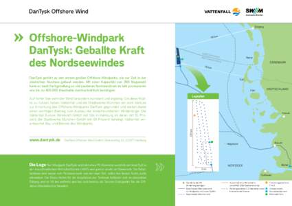 Esbjerg  Offshore-Windpark DanTysk: Geballte Kraft des Nordseewindes