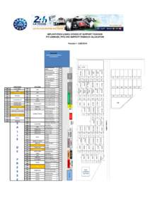 IMPLANTATION LOGES, STANDS ET SUPPORT PADDOCK PIT LOUNGES, PITS AND SUPPORT PADDOCK ALLOCATION Version 1: [removed]WELCOME VERIFICATIONS TECHNIQUES