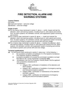 PART 1—AIR HANDLING DUCT INSTALLATION LICENCE