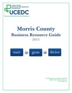Morris County Business Resource Guide 2015 start