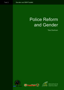 Tool 2  Gender and SSR Toolkit Police Reform and Gender