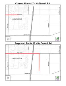 Pima Rd  Longmore Rd Current Route 17 - McDowell Rd