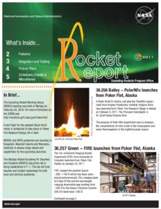 p5 Rocket Report 1st qt 11