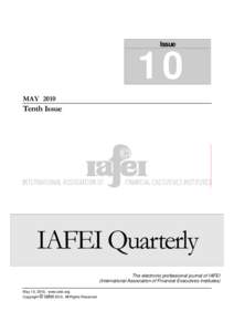 Microsoft Word - IAFEI  News May 2010, doc